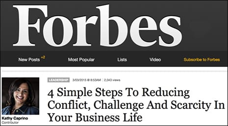 Forbes.com article by Kathy Caprino